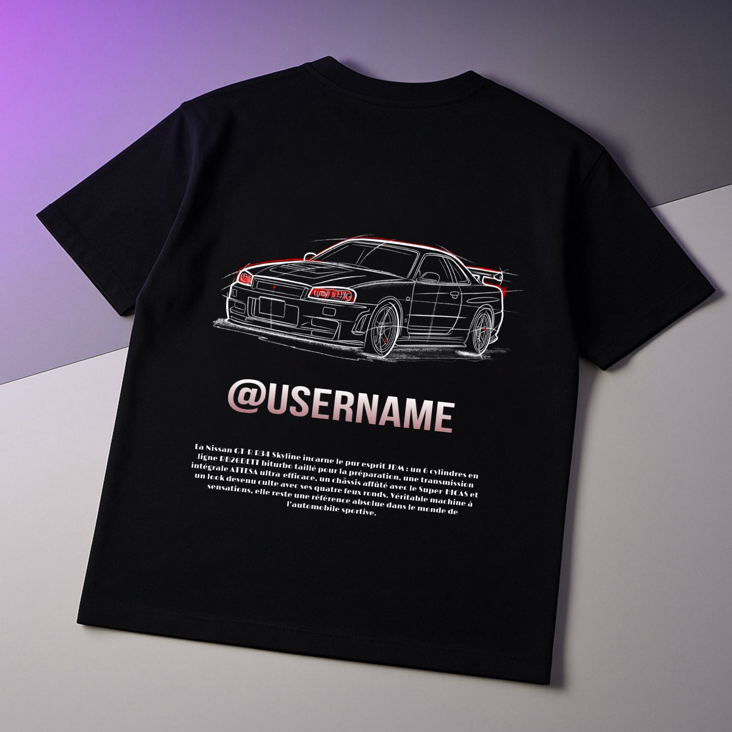 T-shirt Auto Personnalisé