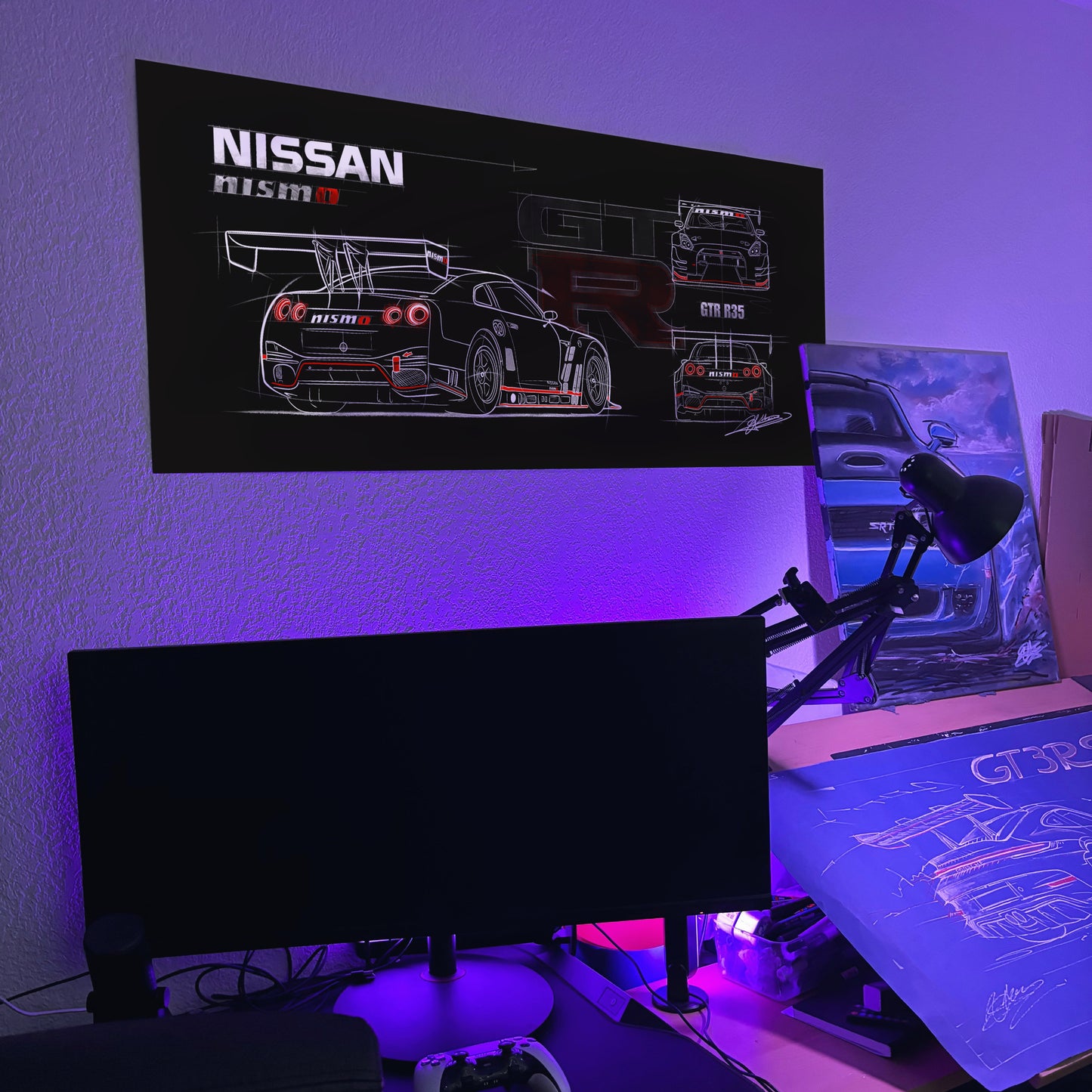 Poster Premium Nissan GTR Nismo – Format XXL édition limitée