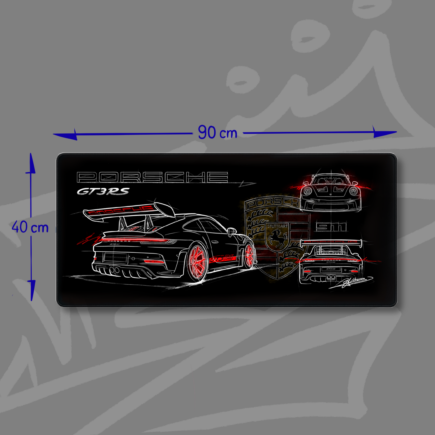 Tapis XXL GT3rs 911